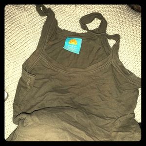 C&C California Size XS Olive Green tank